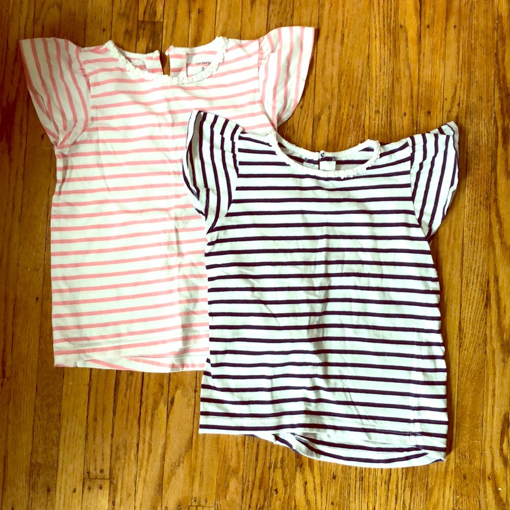 Sz 5 short sleeve shirts (2)